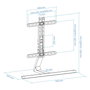 Tooq Soporte de Mesa DB3265F-B para TV 32-65 pulgadas Negro